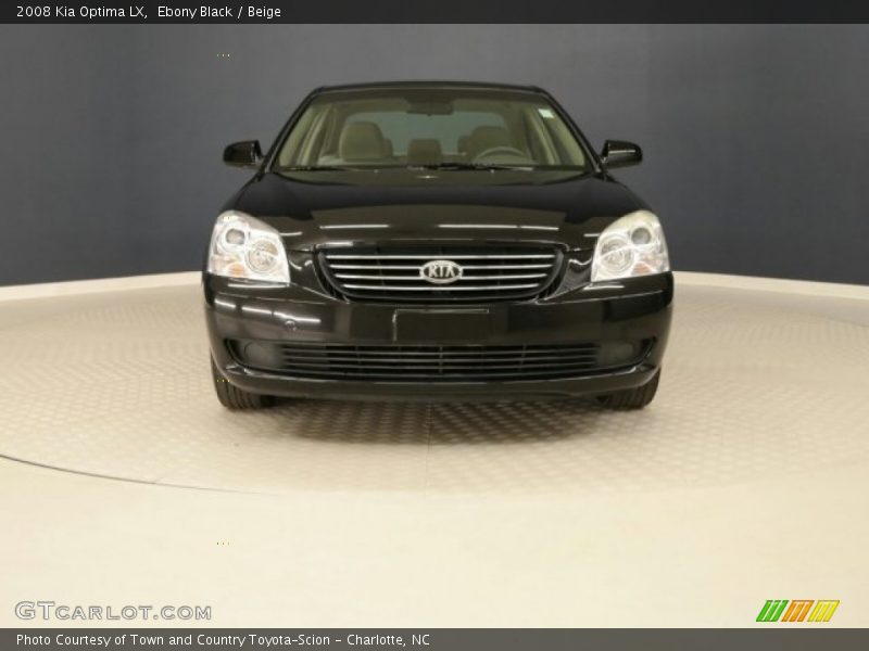 Ebony Black / Beige 2008 Kia Optima LX