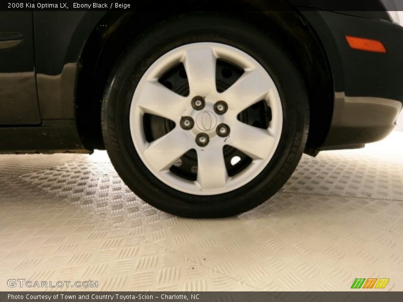 Ebony Black / Beige 2008 Kia Optima LX