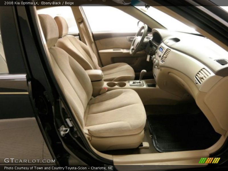 Ebony Black / Beige 2008 Kia Optima LX