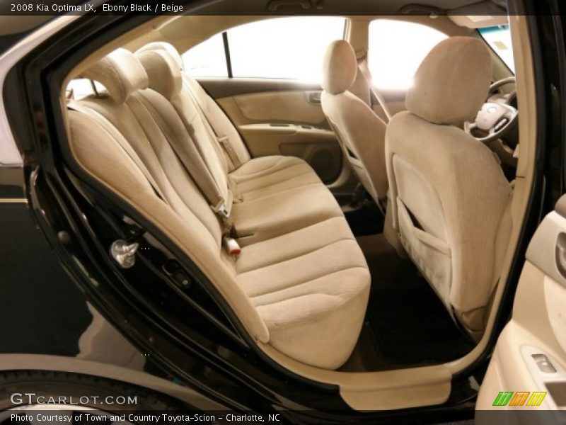 Ebony Black / Beige 2008 Kia Optima LX
