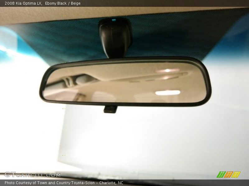 Ebony Black / Beige 2008 Kia Optima LX