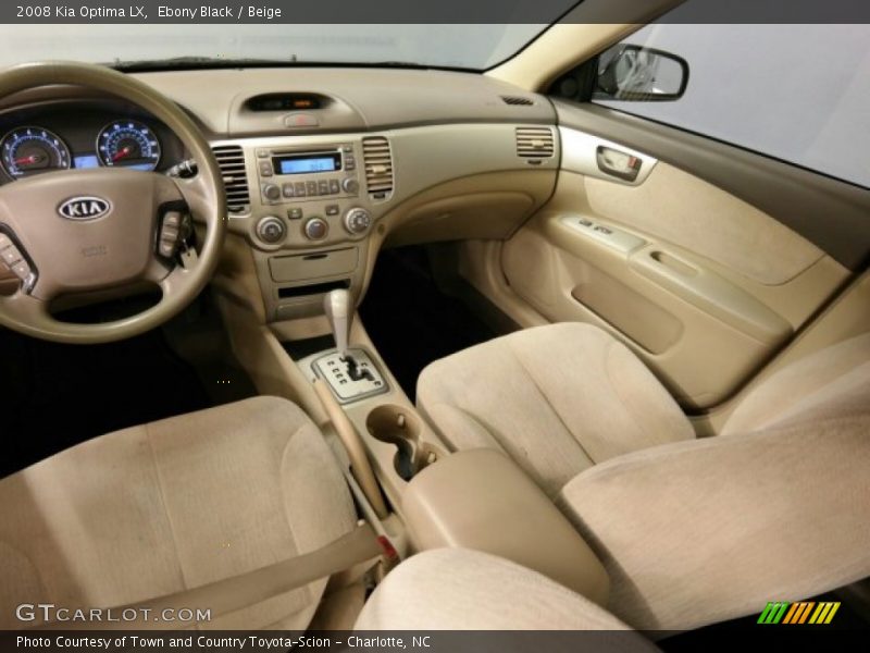  2008 Optima LX Beige Interior