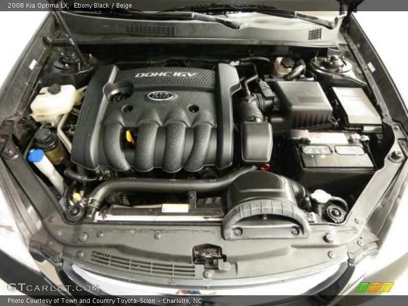  2008 Optima LX Engine - 2.4 Liter DOHC 16-Valve 4 Cylinder