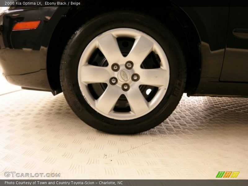 Ebony Black / Beige 2008 Kia Optima LX