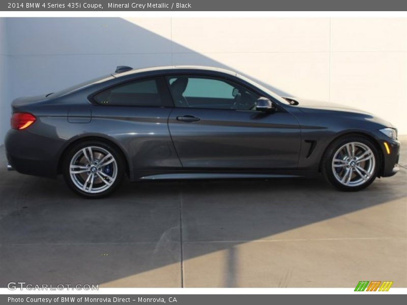 Mineral Grey Metallic / Black 2014 BMW 4 Series 435i Coupe