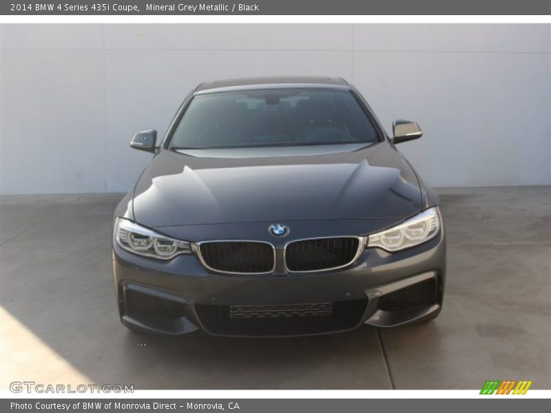 Mineral Grey Metallic / Black 2014 BMW 4 Series 435i Coupe