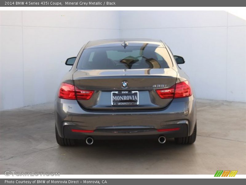 Mineral Grey Metallic / Black 2014 BMW 4 Series 435i Coupe