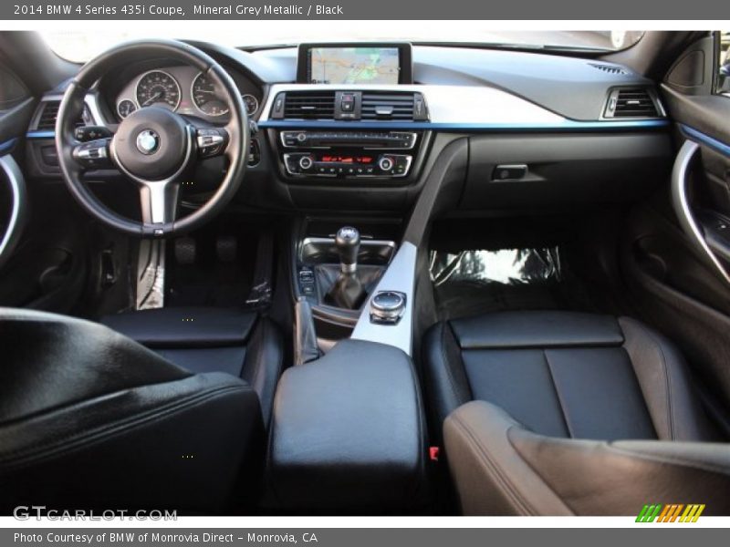 Mineral Grey Metallic / Black 2014 BMW 4 Series 435i Coupe