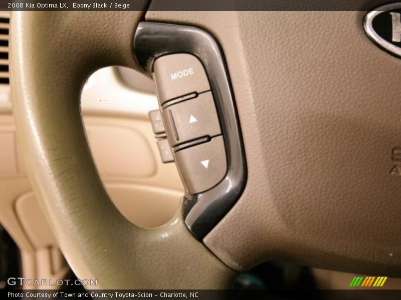 Controls of 2008 Optima LX