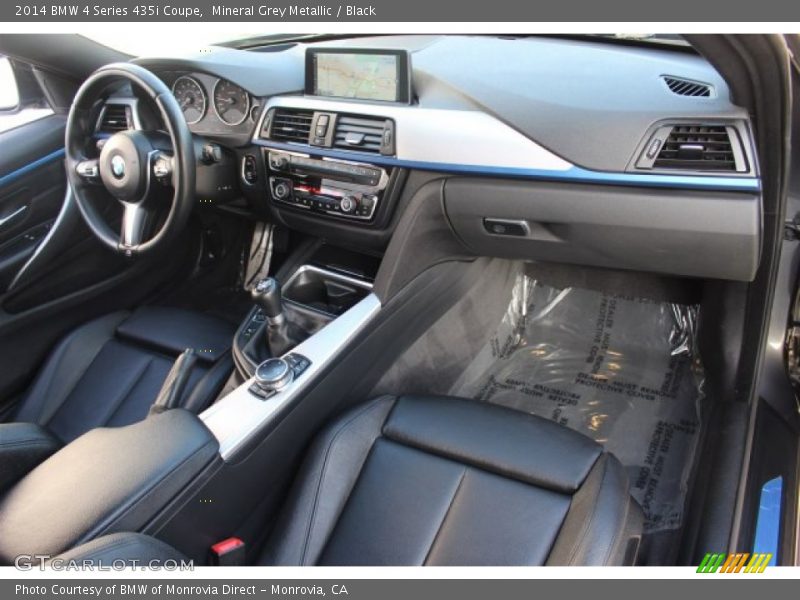 Mineral Grey Metallic / Black 2014 BMW 4 Series 435i Coupe