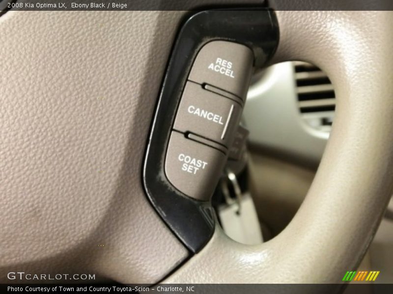 Controls of 2008 Optima LX