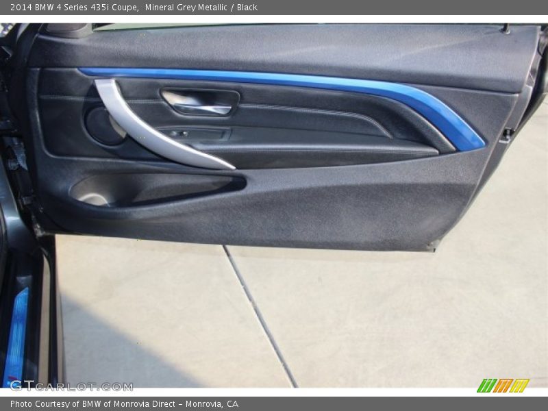 Mineral Grey Metallic / Black 2014 BMW 4 Series 435i Coupe