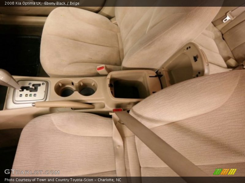 Ebony Black / Beige 2008 Kia Optima LX