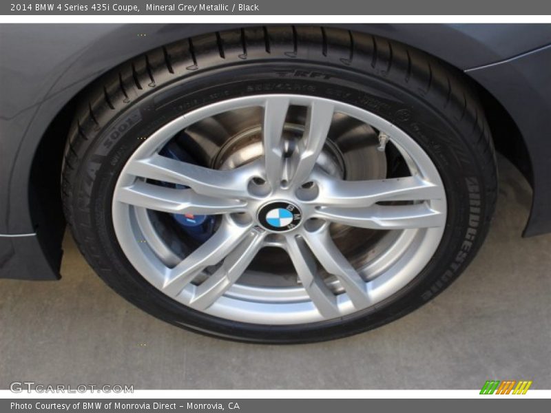 Mineral Grey Metallic / Black 2014 BMW 4 Series 435i Coupe