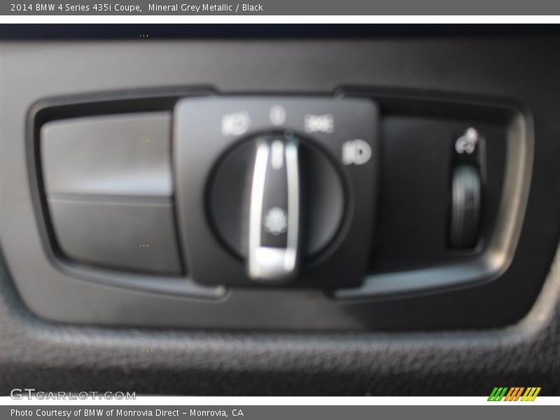 Mineral Grey Metallic / Black 2014 BMW 4 Series 435i Coupe