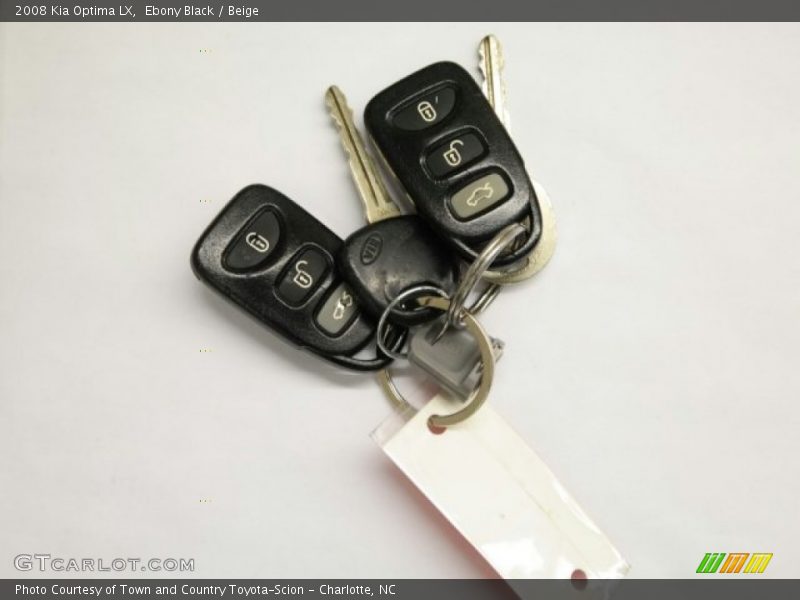 Keys of 2008 Optima LX