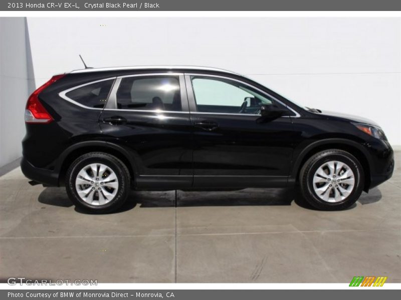 Crystal Black Pearl / Black 2013 Honda CR-V EX-L