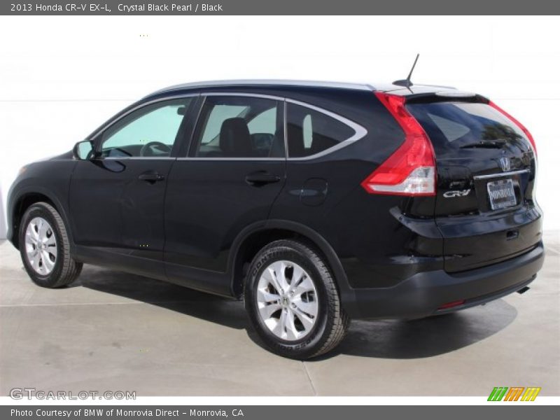 Crystal Black Pearl / Black 2013 Honda CR-V EX-L