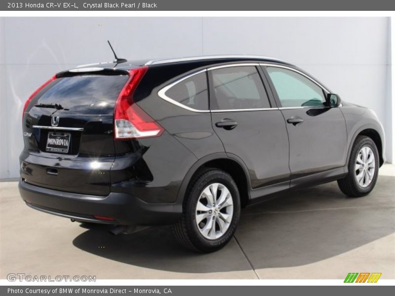 Crystal Black Pearl / Black 2013 Honda CR-V EX-L