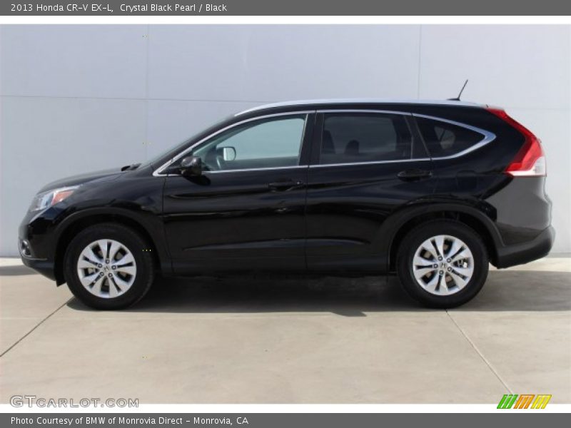 Crystal Black Pearl / Black 2013 Honda CR-V EX-L