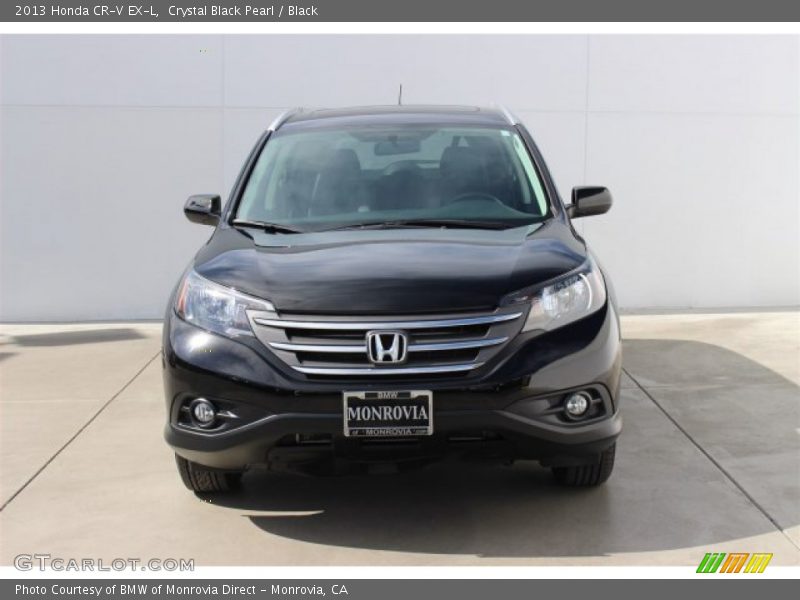 Crystal Black Pearl / Black 2013 Honda CR-V EX-L