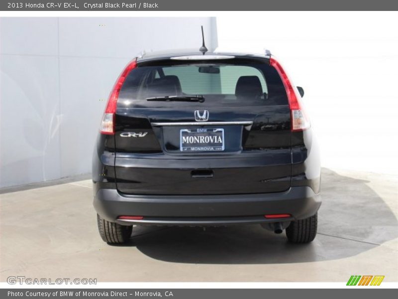 Crystal Black Pearl / Black 2013 Honda CR-V EX-L