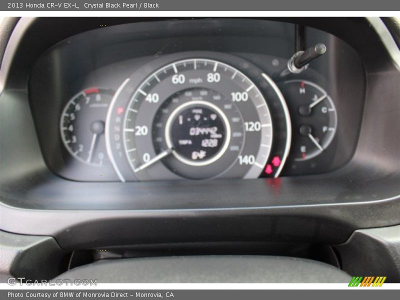 Crystal Black Pearl / Black 2013 Honda CR-V EX-L