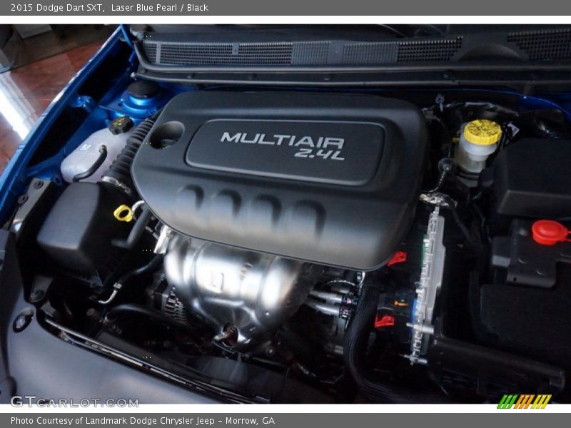 Laser Blue Pearl / Black 2015 Dodge Dart SXT