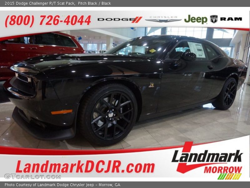Pitch Black / Black 2015 Dodge Challenger R/T Scat Pack