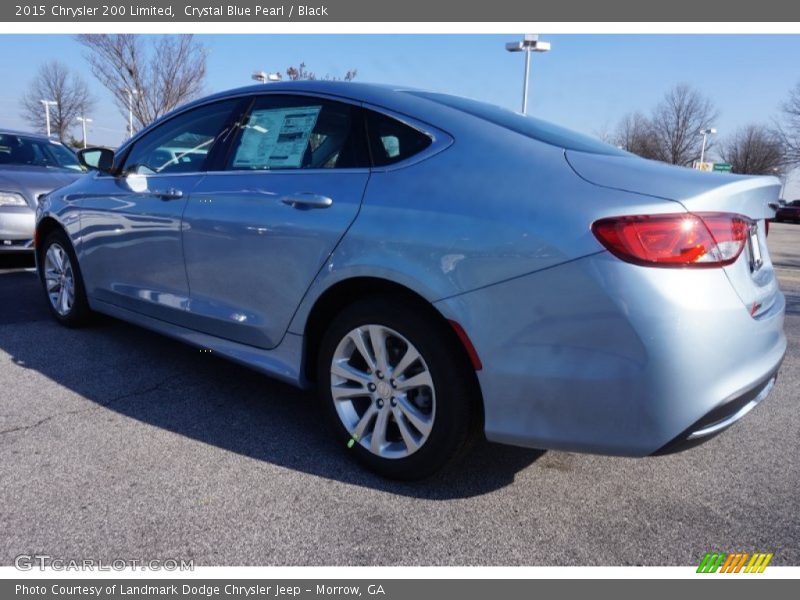 Crystal Blue Pearl / Black 2015 Chrysler 200 Limited