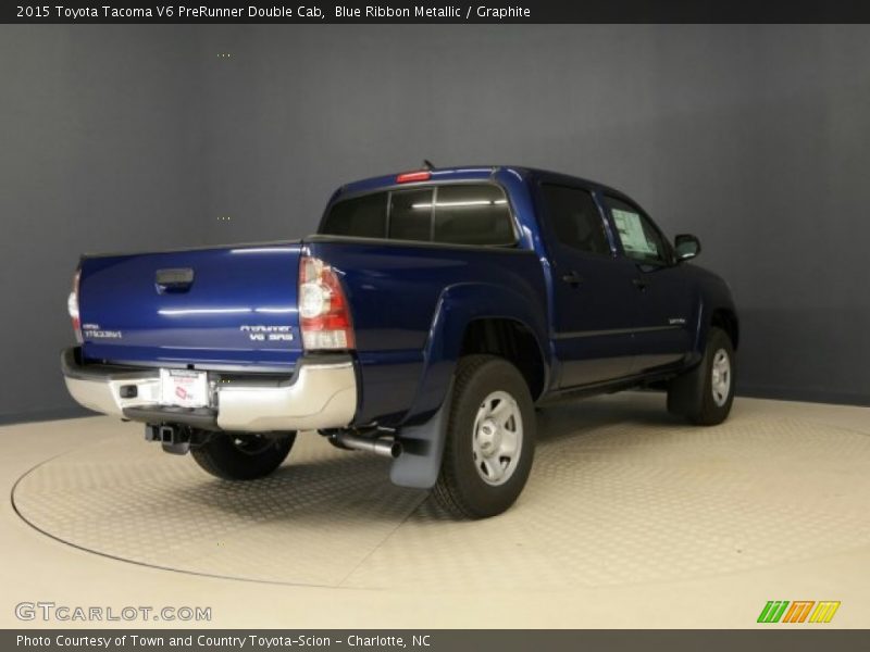 Blue Ribbon Metallic / Graphite 2015 Toyota Tacoma V6 PreRunner Double Cab