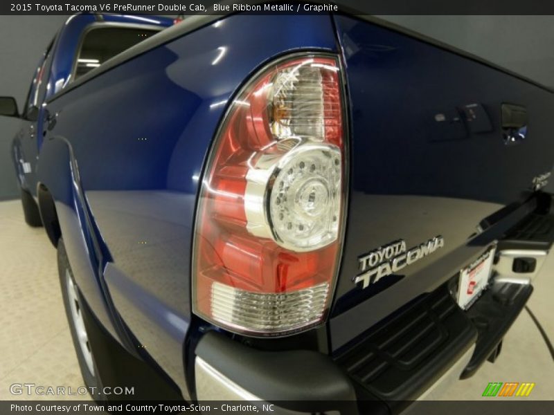 Blue Ribbon Metallic / Graphite 2015 Toyota Tacoma V6 PreRunner Double Cab