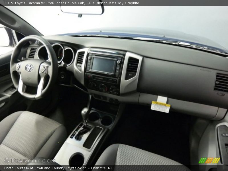 Blue Ribbon Metallic / Graphite 2015 Toyota Tacoma V6 PreRunner Double Cab