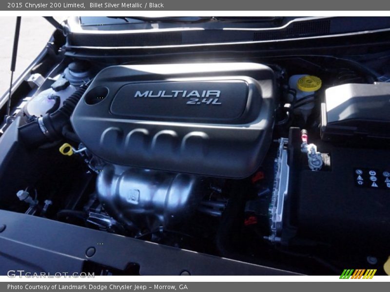 Billet Silver Metallic / Black 2015 Chrysler 200 Limited