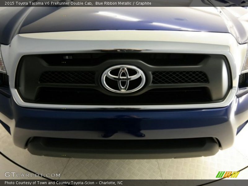 Blue Ribbon Metallic / Graphite 2015 Toyota Tacoma V6 PreRunner Double Cab