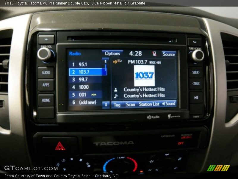 Blue Ribbon Metallic / Graphite 2015 Toyota Tacoma V6 PreRunner Double Cab