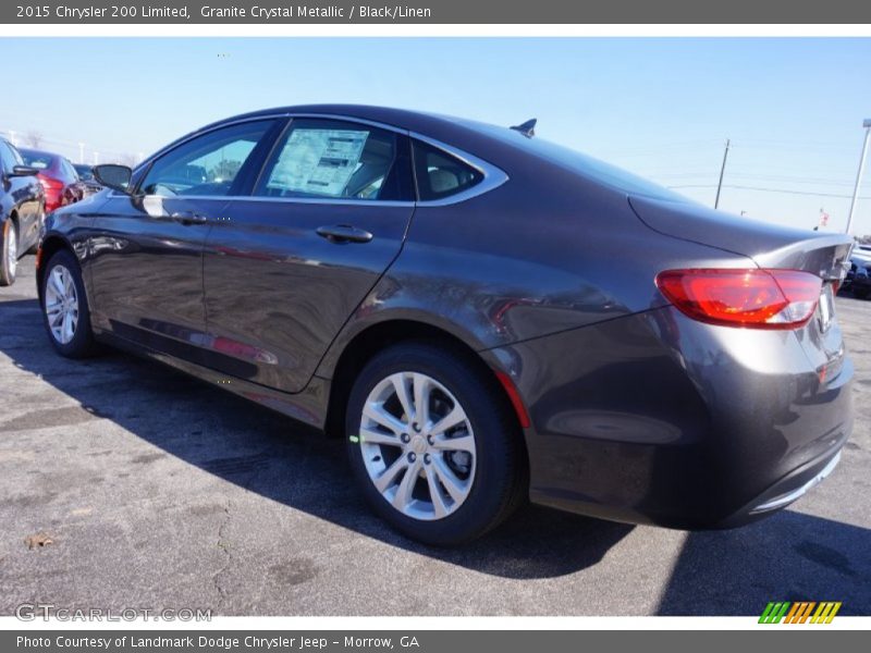 Granite Crystal Metallic / Black/Linen 2015 Chrysler 200 Limited