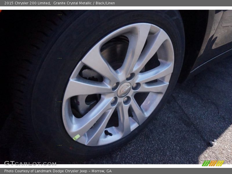 Granite Crystal Metallic / Black/Linen 2015 Chrysler 200 Limited