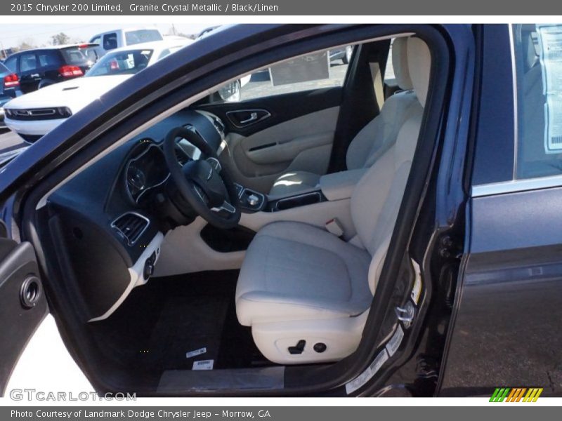 Granite Crystal Metallic / Black/Linen 2015 Chrysler 200 Limited