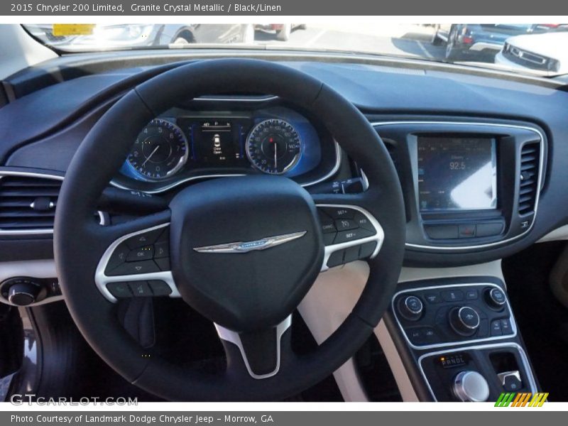 Granite Crystal Metallic / Black/Linen 2015 Chrysler 200 Limited