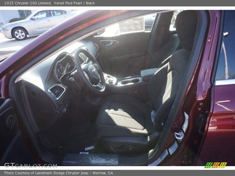 Velvet Red Pearl / Black 2015 Chrysler 200 Limited