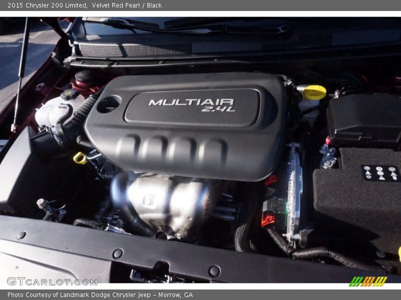 Velvet Red Pearl / Black 2015 Chrysler 200 Limited