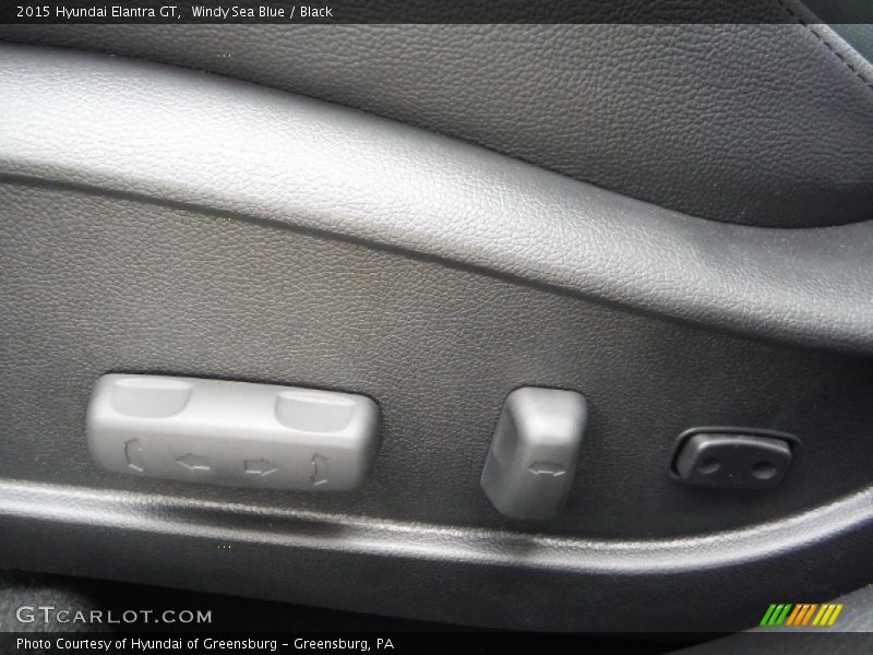 Windy Sea Blue / Black 2015 Hyundai Elantra GT