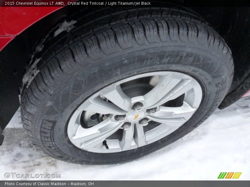 Crystal Red Tintcoat / Light Titanium/Jet Black 2015 Chevrolet Equinox LT AWD