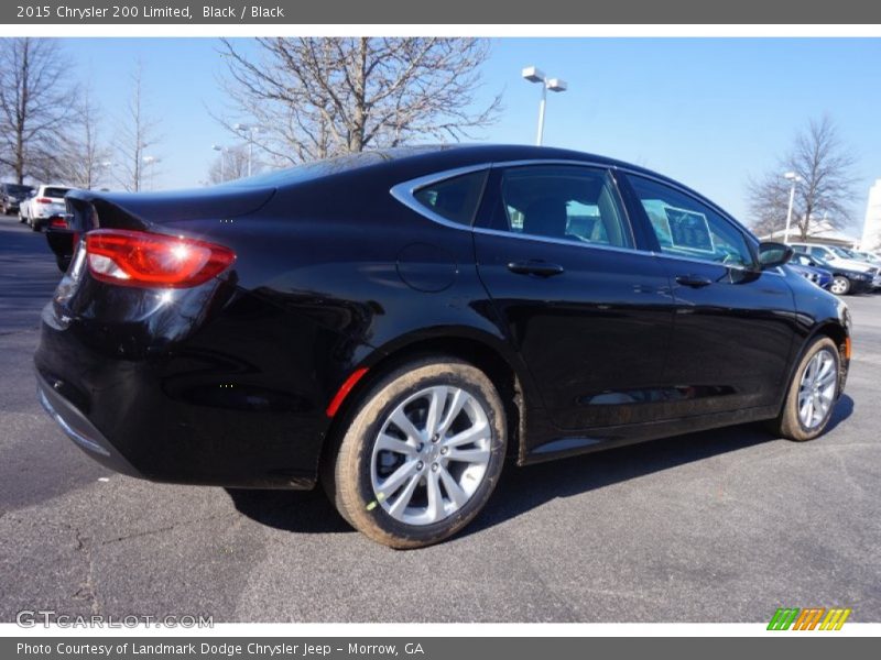Black / Black 2015 Chrysler 200 Limited