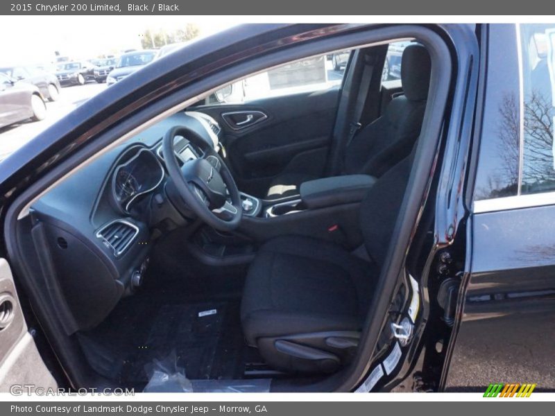 Black / Black 2015 Chrysler 200 Limited