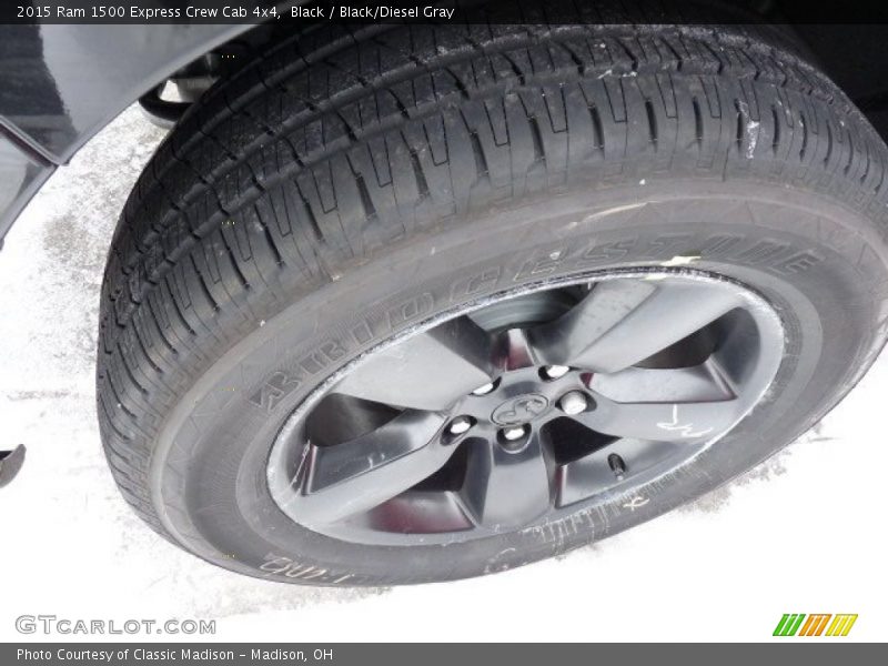 Black / Black/Diesel Gray 2015 Ram 1500 Express Crew Cab 4x4