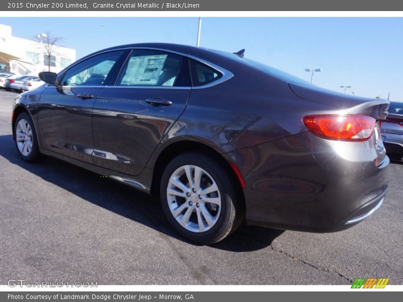 Granite Crystal Metallic / Black/Linen 2015 Chrysler 200 Limited
