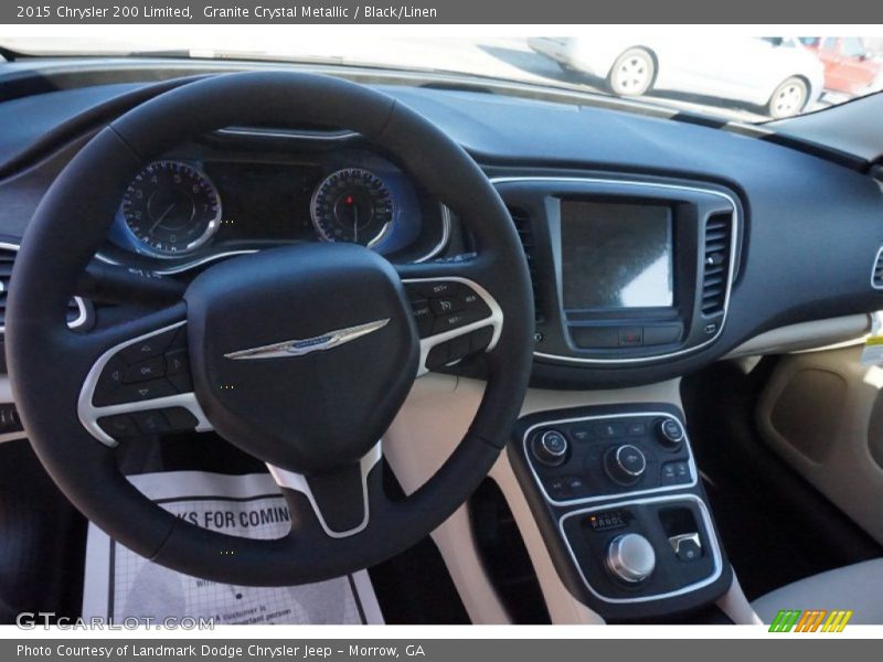 Granite Crystal Metallic / Black/Linen 2015 Chrysler 200 Limited