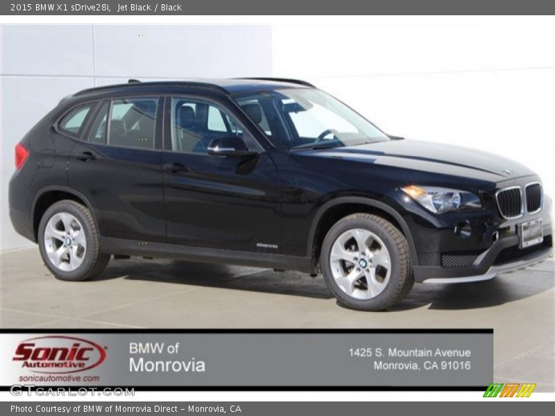 Jet Black / Black 2015 BMW X1 sDrive28i